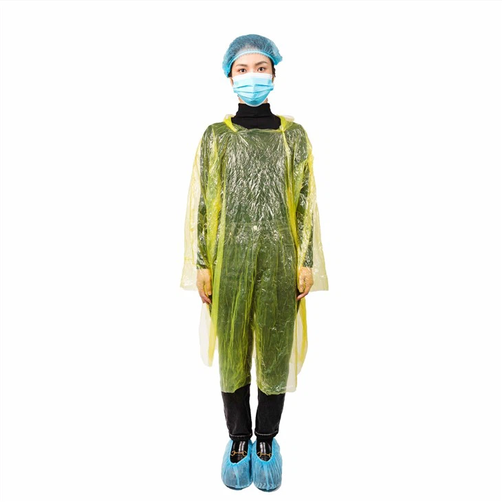 Disposable Plastic Raincoat